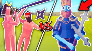 10 BẬC THẦY NINJA ĐẤU VỚI NHÀ VUA!! - TABS (TOTALLY ACCURATE BATTLE SIMULATOR)