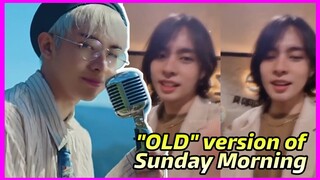 Old video of  SB19 JUSTIN singing SUNDAY MORNING plus kulitan with Stell!