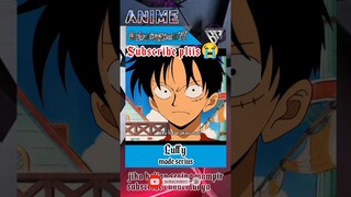 mode serius luffy #shorts