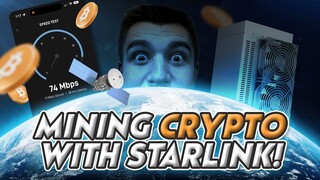 I’m Mining Bitcoin on Starlink!