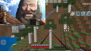 Minecraft: When the opponent brought out the Colossal Titan, I was powerless to save the situation.