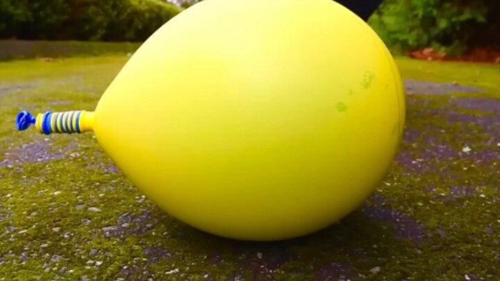 Stress-relief balloon popping