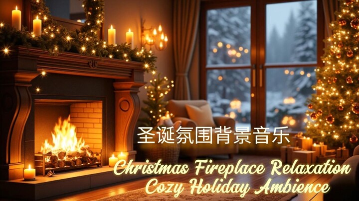 圣诞氛围壁炉音乐 | 圣诞节放松背景乐