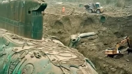 Pesawat alien yang digali dan ditemukan di luar negeri