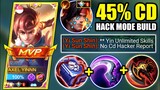 TRY THIS 45% CD HACK | NEW BUILD FOR YIN | ULTIMATE SKILLS HACK | MOBILE LEGENDS
