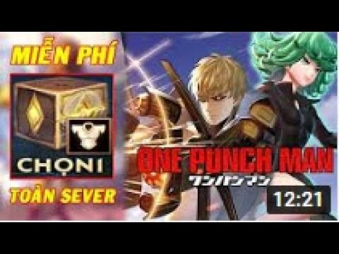 Liên Quân Mở Phát FREE Trang Phục Hợp Tác One Punch Man  Skin SAITAMA GENOS TATSUMAKI