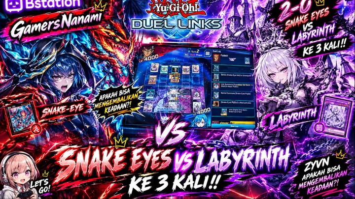 2-0!! SNAKE-EYES VS LABRYNTH UNTUK KETIGA KALINYA! 😱🔥 ZYVN MASIH BISA COMEBACK?!