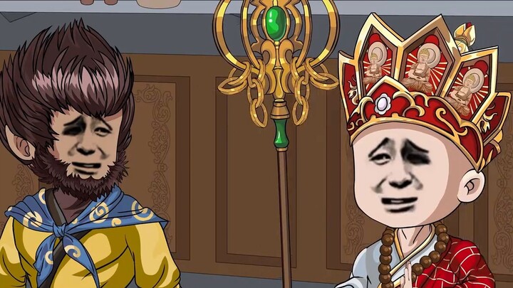 Trong Tây Du Ký, Tôn Ngộ Không lúc đầu đã trở nên độc ác và từ chối trở thành Phật, và đưa Đường Tăn