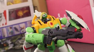 [Pemutaran model stop-motion] Tampilan bingkai beku Bandai KERORO Soul Gunso Unicorn~ (Tidak ada ser