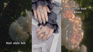 Bộ nail cá tính đi biển