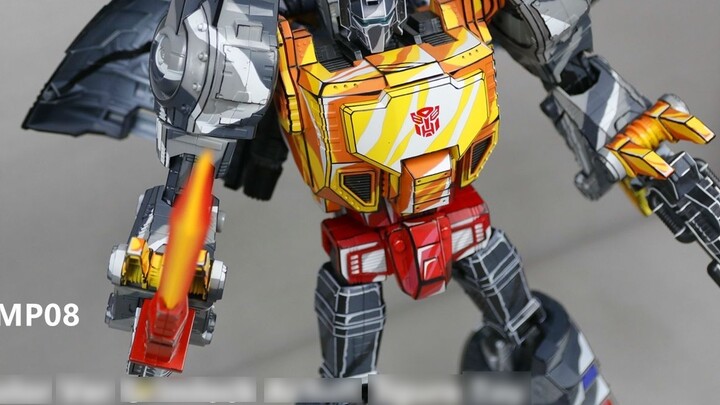 Phối màu hai chiều, Grimlock Oversize MP08 2D Comic Special Color Ver Grimlock khổng lồ, chia sẻ Tra