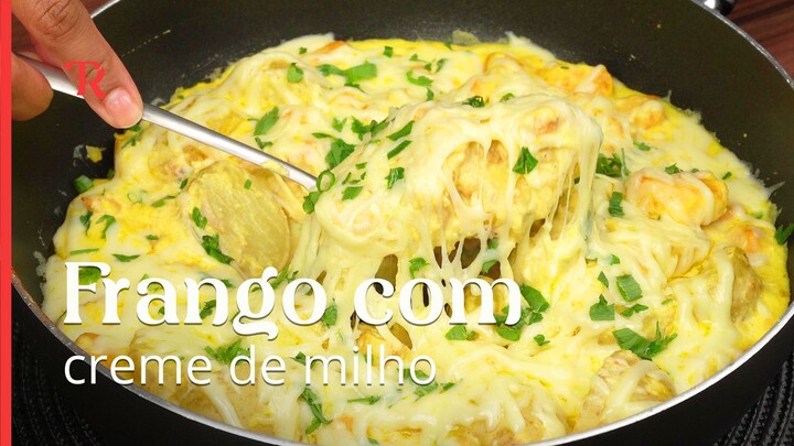 FRANGO COM CREME DE MILHO