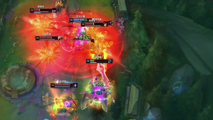 The Darkin brothers, Camille and Kayn, duo lane—but they’re still at full health after the fight. Is