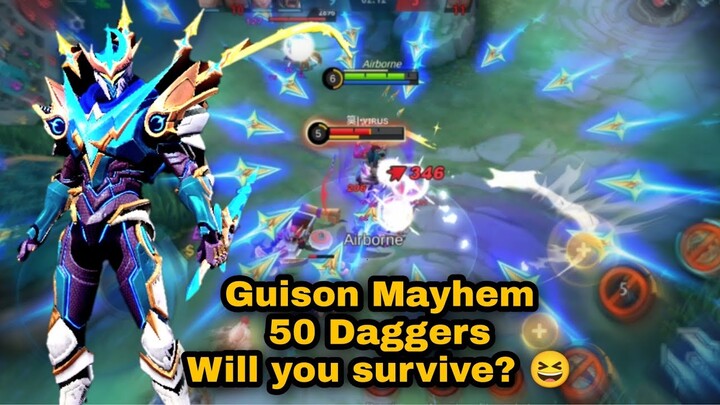 Guison on Mayhem Be Like ' Can you survive with my daggers?'😆 | Guison Best Moments on Mayhem #mlbb