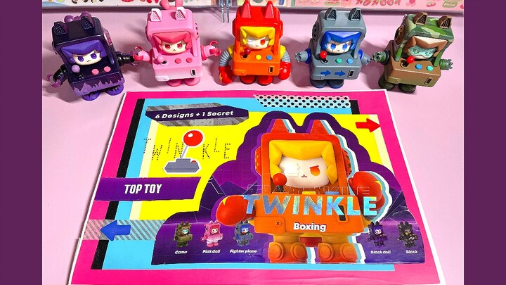 Unboxing blind box imersif + kolase warna kontras! Keren sekaligus imut!