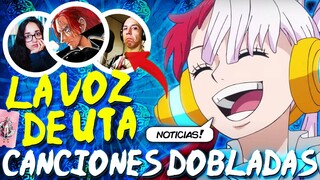 ⚡🔥 ONE PIECE FILM RED SI TENDRÁ CANCIONES DOBLADAS | LA VOZ DE UTA ES AZUL VALADEZ ⚡🔥