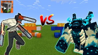 CHAINSAW MAN vs MUTANT WARDEN in CRAFTSMAN