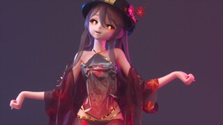 Giải pháp vải MMD Hutao "Little Deer Collision" Kết xuất C4D OC (màn hình dọc)