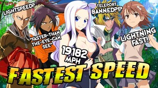 Ranking the Top 30 Fastest Anime Characters By Their Speed