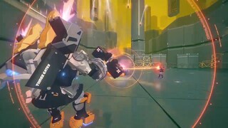 [Zero Zone 2.2] A live demonstration of the Opoles team's electric attack on Sid, with a blue-haired