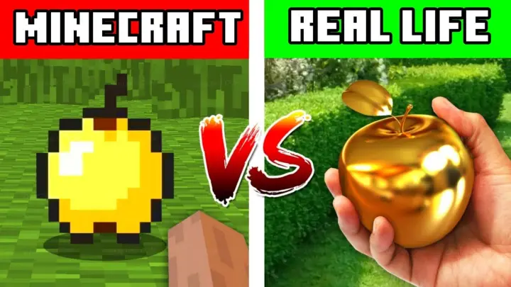 Minecraft vs Real life