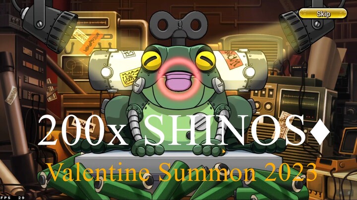 200x SHINOS♦️ : Valentine Summon 2023 | Round 1 Step 1&2 | NXB Ninja Voltage