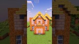 How To make a Minecraft starter house 🏠 easy #minecraft #shortvideo #shorts #youtube #viral #aurora