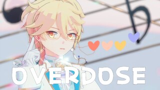 【原神MMD/模型改/4k】白马王子般的空哥【overdose】