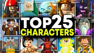 TOP 25 BEST Characters In LEGO Games