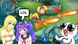 RAFAELA & NANA TROLLING ENEMIES!!😂💀MLBB FUNNY MOMENTS🤣