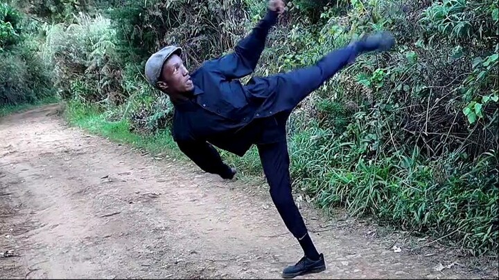 Trying kung fu in Africa