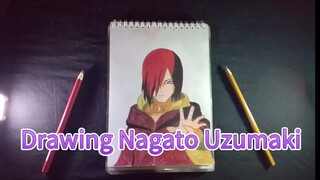 drawing Nagato Uzumaki