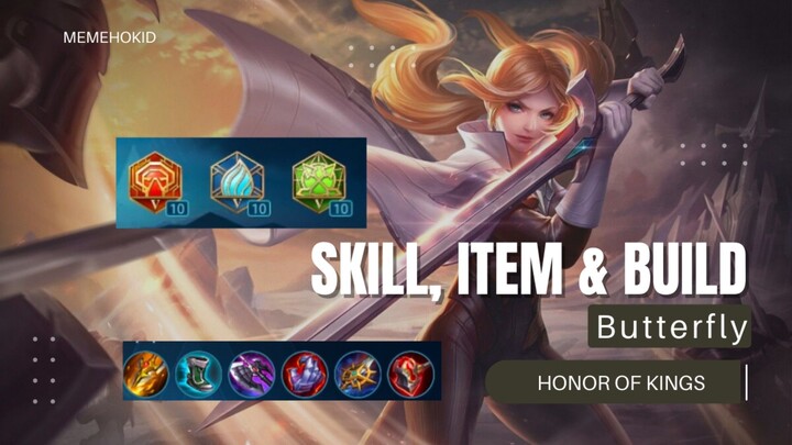 Skill, Item & Arcana Butterfly - Honor of Kings