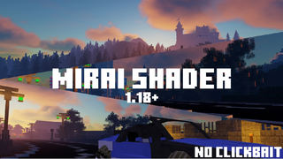 Mirai shader for minecraft pe shader chân thực nhất cho minecraft pe