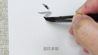 水波纹不会画？写字你总会叭？