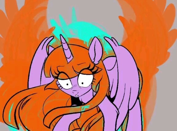 My Little Blight Canterlot Explosion ผู้แต่งจิตรกรรมกระบวนการ Easter Egg Pt.2