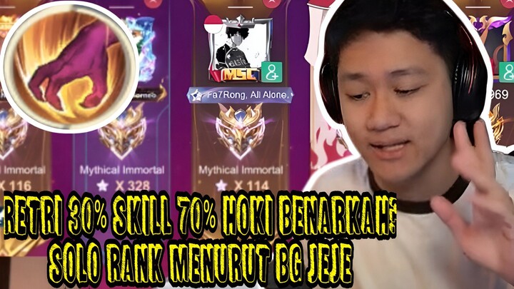 RETRIBUTION ITU 30% SKILL 70% HOKI, BENARHKAH? - CLIP MLBB