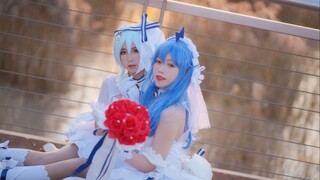 【Milk Custard Bun x Snow Cherry】Pinky Promise 2233 Girl's 10th Anniversary Pure White Wedding ❤