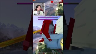 Ketika TITAN CAMERAMAN melawan G-MAN TOILET BOSS di minecraft ! #shorts