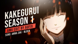 KAKEGURUI [JABAMI YUMEKO] ANNA ZACK - BLOCK | AMV EDIT ALIGHT MATION