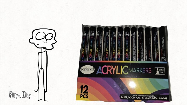 Acrylic markers