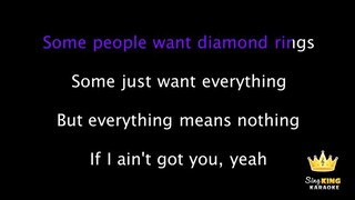 Of I ain't got you (karaoke)