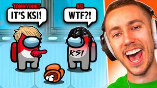 FUNNIEST SIDEMEN AMONG US MOMENTS (Part 3)