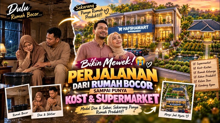 Bikin Mewek! Dari Rumah Bocor Sampai Punya Kost & Supermarket” - Semua Berawal dari Doa di Masa Slit