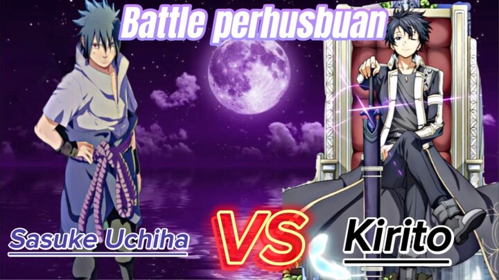 Battle sesepuh perhusbuan Kirito VS Sasuke
