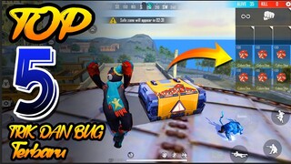 TOP 5 TRIK DAN BUG TERBARU DI FREE FIRE - Auto Looting Manja | Training Mode | Trik Naikin Mobil