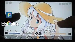 [ no stylus ] IZUMI SAGIRI speed drawing ibis paint x indonesia