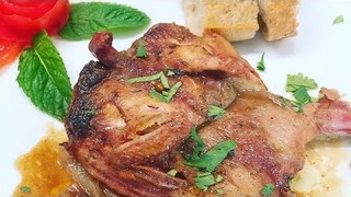 Recette cailles aux raisins| cách làm chim cút ngon nhất | Cathy Gerardo - Cuộc Sống Pháp