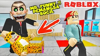 BANG BOY DAN UBA MENJADI SATPAM DAN MELAWAN MR FUNNY DI ROBLOX