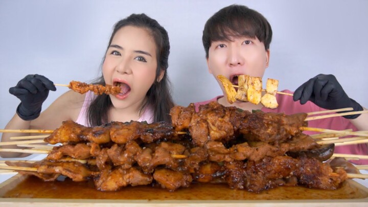 [กินแกล้งกัน] ปิ้งย่างหม่าล่า เผ็ดซ่า ถึงใจㅣMALA Chinese BBQㅣMUKBANG ASMR